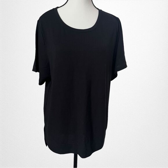 HUE Wearever U R Short Sleeve Tunic Tee Size Medium - Picture 1 of 6